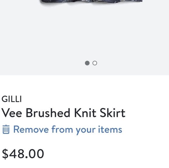 NWT  Gilli Flower knit skirt - Picture 4 of 4